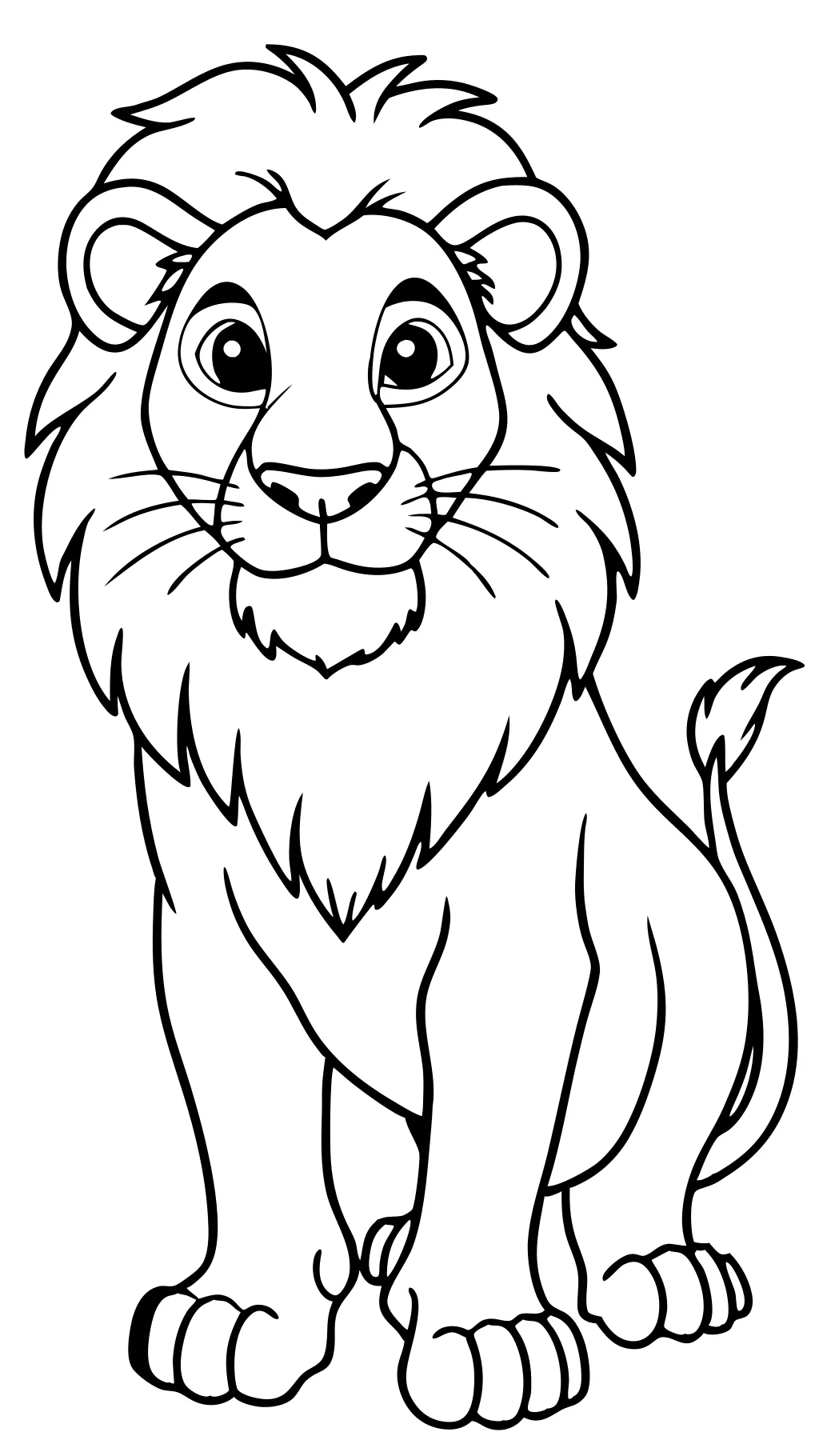 coloriage lion king imprimable